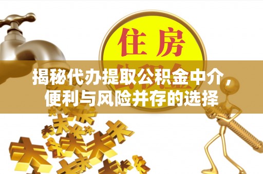 通知揭秘代办提取公积金中介，便利与风险并存的选择